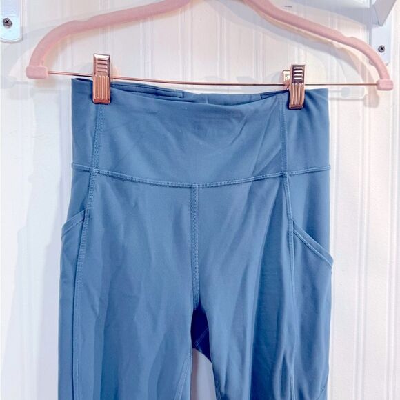 Lululemon Blue Leggings Sz 4 - Picture 3 of 8